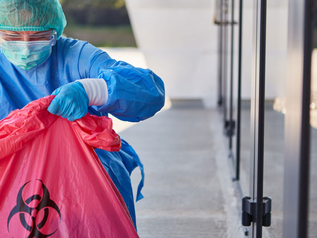 Emergency waste disposal during a 400-store product recall